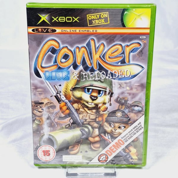 Conker: Live & Reloaded (Microsoft Xbox, 2005) PAL DEMO Version Brand New