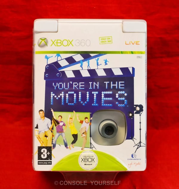 YOU'RE IN THE MOVIES INCLUDES CAMERA XBOX 360 Brand New