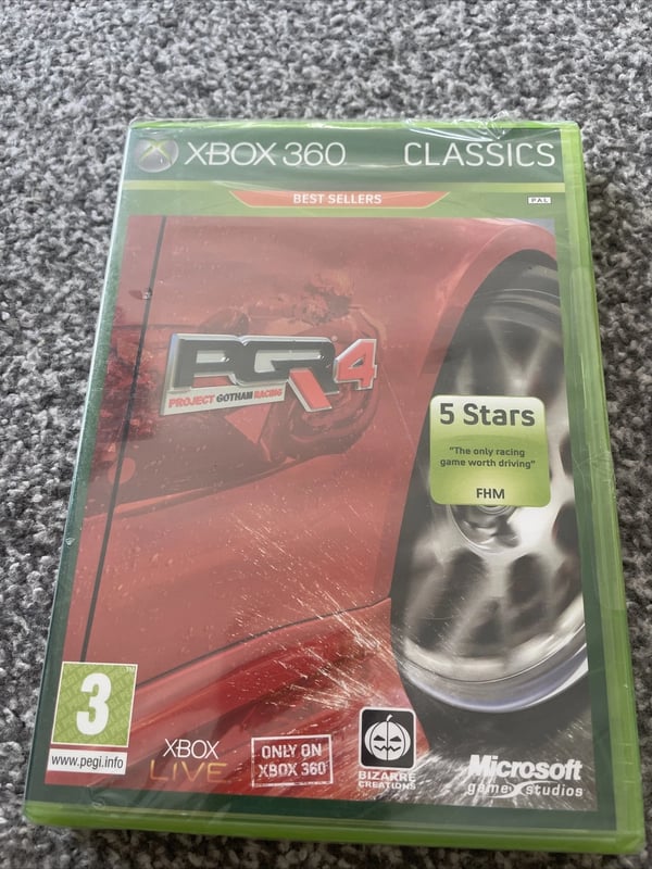 Project Gotham Racing 4 (Microsoft Xbox 360, 2007) PAL Brand New