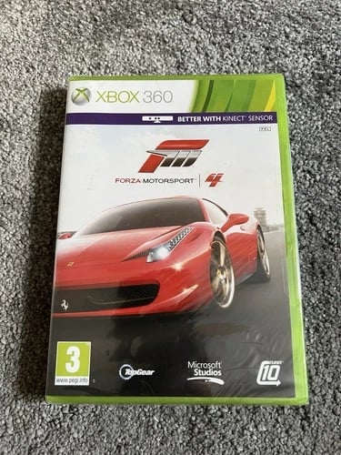 Forza Motorsport 4 Xbox 360 Kinect Compatible PAL Brand New