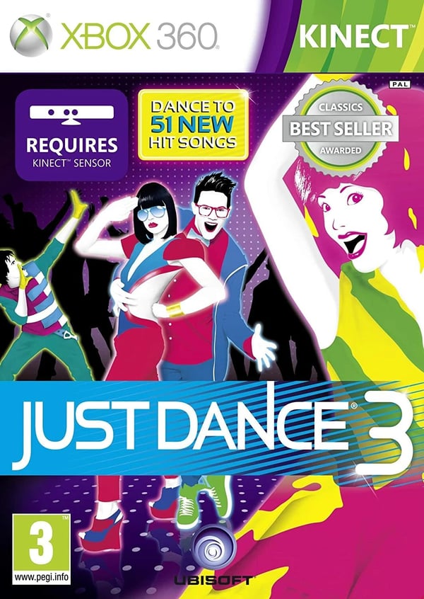 Just Dance 3 Classics (Xbox 360) Game The Cheap Fast Brand New