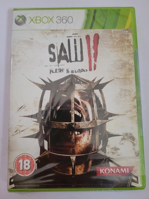 Saw II: Flesh & Blood (Microsoft Xbox 360, 2010) Brand New