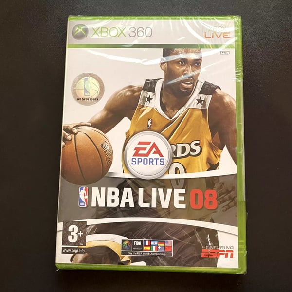 NBA Live 08 XBOX 360 Video Game Original Brand New