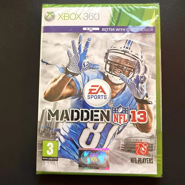 Madden NFL 13 (Microsoft Xbox 360, 2012) , Calvin Johnson Cover Brand New