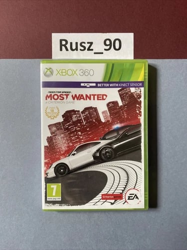 Need for Speed Most Wanted 2012 Xbox 360 PEGI 7 PAL Brand New