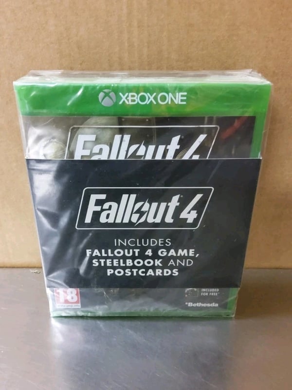 Xbox 1 Fallout4 / Incl 4 Game,Steelbook&Postcards (L6) Brand New