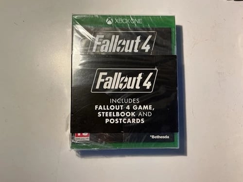 Fallout 4 Ltd Edition Steelbook Xbox One Postcards PAL Brand New