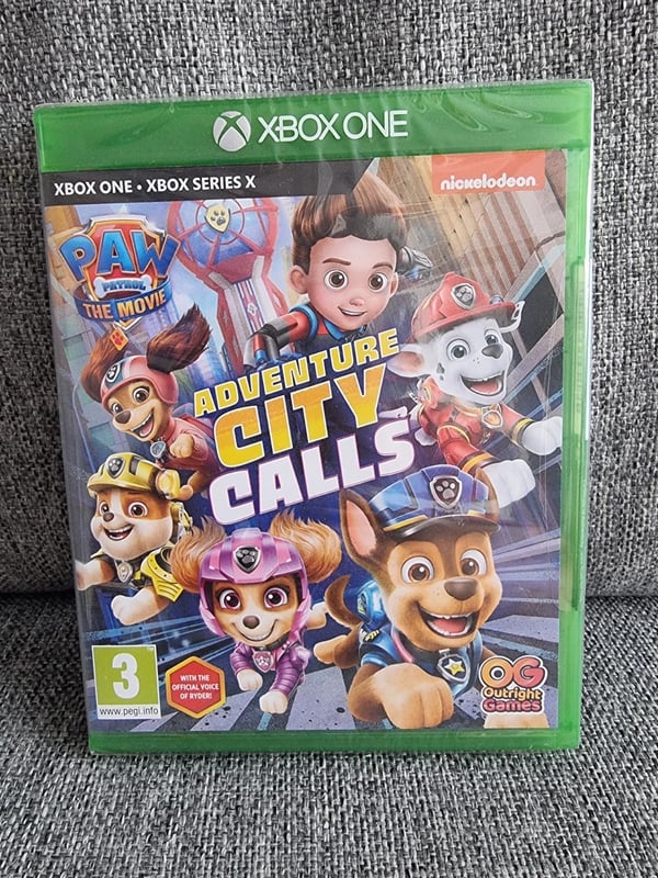 Xbox One Series X Paw Patrol The Movie Adventure City Calls KIDS GAME Brand New Xbox One Series X Paw Patrol The Movie Adventure City Calls KIDS GAME Brand New