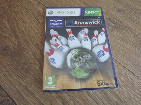 Brunswick Pro Bowling TenPin Xbox 360 KINECT PAL Brand New