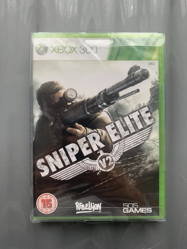 Sniper Elite V2 Xbox 360 & PAL /w Protective Cover Brand New