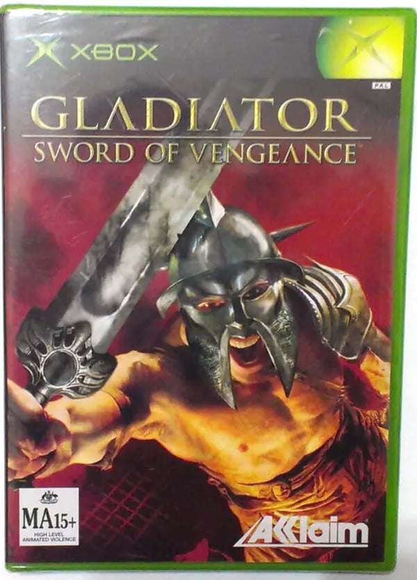 GLADIATOR SWORD OF VENGEANCE, , MICROSOFT ORIGINAL XBOX, 2003 Brand New
