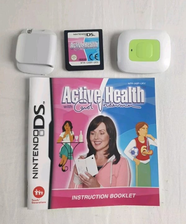 Active Health with Carol Vorderman Nintendo DS Cartridge Meter and Manual Brand New