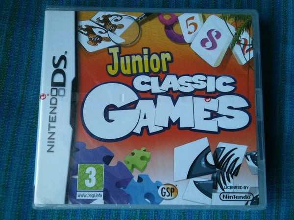 JUNIOR CLASSIC GAMES NINTENDO DS GAME VERSION Brand New