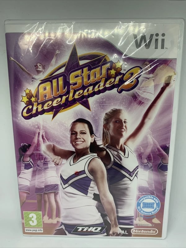 All Star Cheerleader 2 Nintendo Wii PAL Game /Wii U PAL Brand New