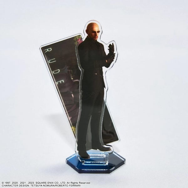 Final Fantasy VII Remake Acrylic Stand Rude (Sony Playstation 5) Brand New