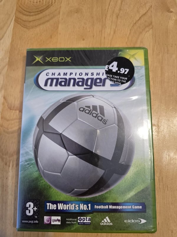 Championship Manr 5 (Microsoft Xbox 2005) PAL Brand New