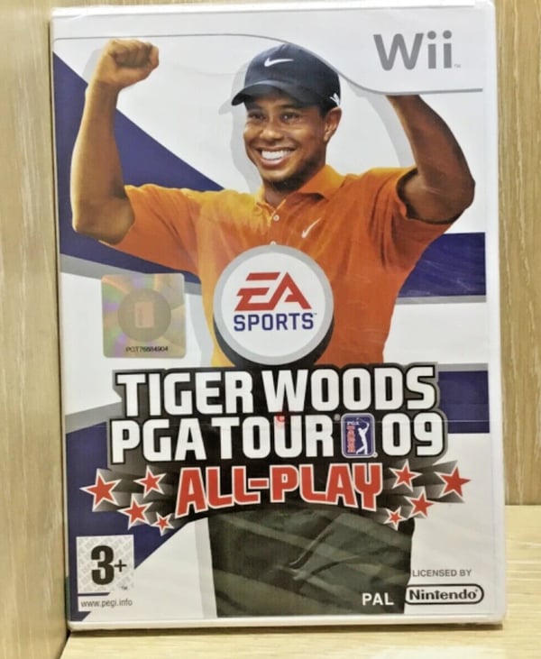 Tiger Woods PGA Tour 09 2009 AllPlay Nintendo Wii Game Brand New