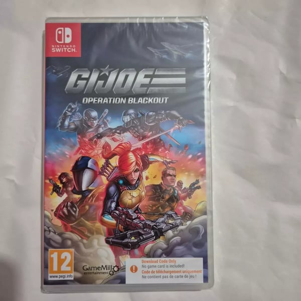 GI Joe: Operation Blackout (Nintendo Switch) CODE IN A BOX Brand New
