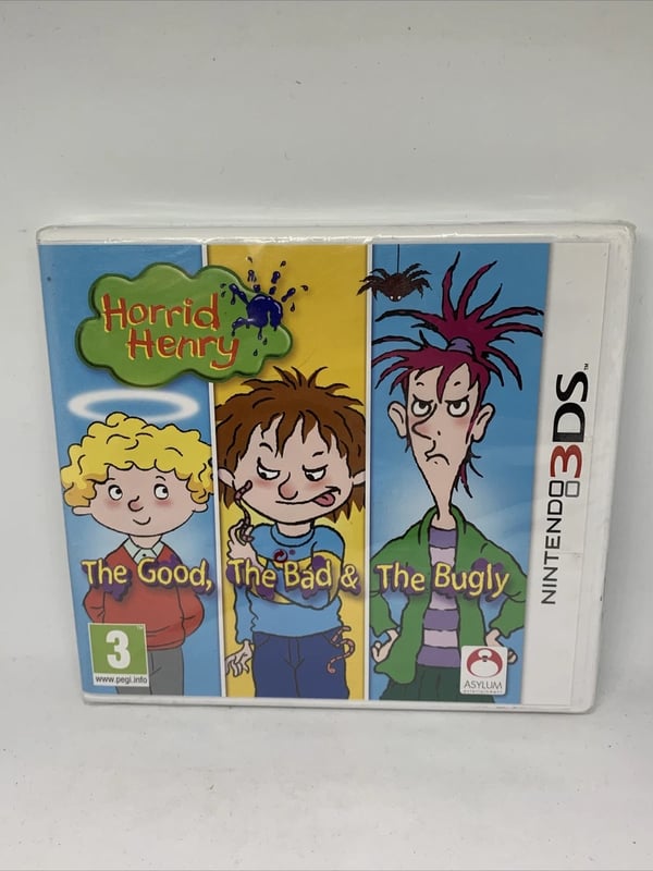 Horrid Henry: The Good The Bad & The Bugly (Nintendo 3DS 2011) ˜ Brand New