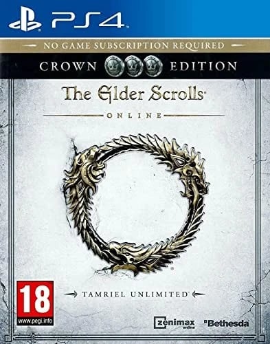 NA Elder Scrolls Online Tamriel Unlimited Crown Edition /PS4 R1398z Brand New