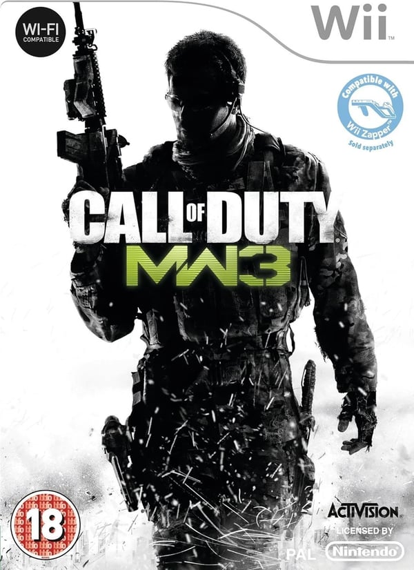 CALL OF DUTY MODERN WARFARE 3 NINTENDO WII GAME Brand New