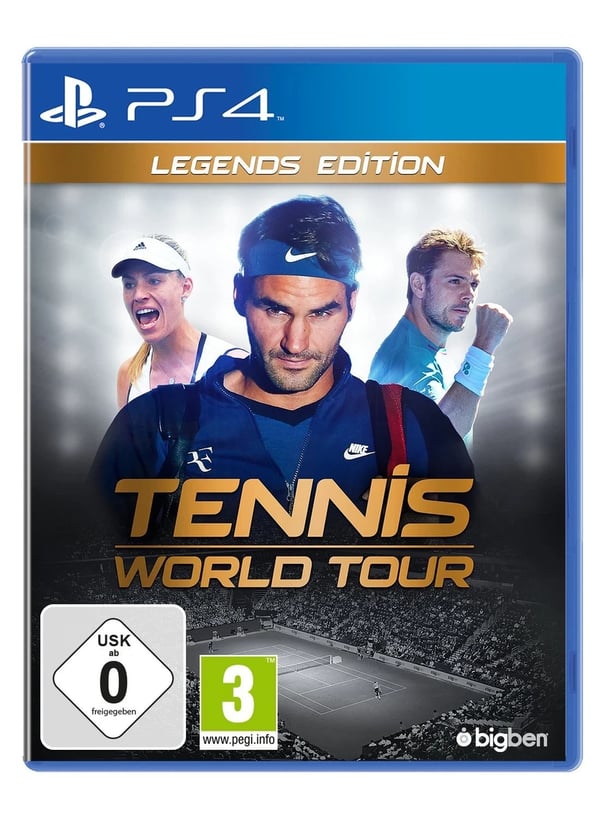 Tennis World Tour (Legends Edition) (Sony Playstation 4) Brand New