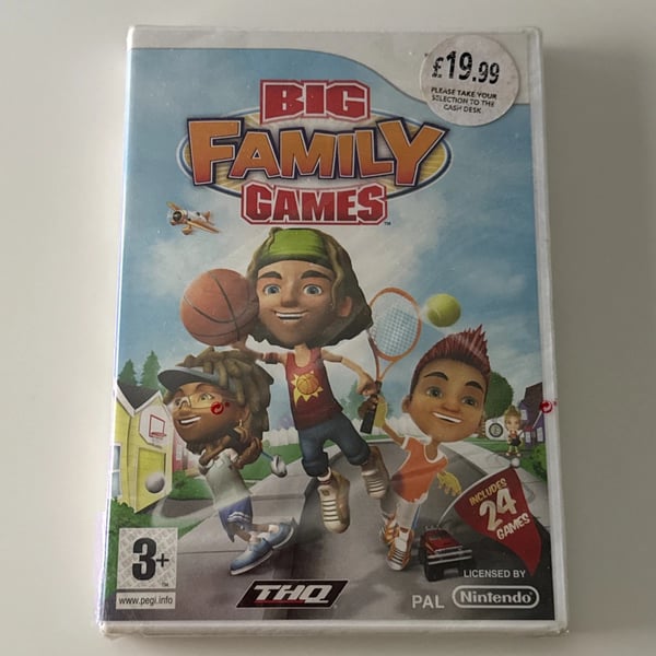 Big Family Games (Nintendo Wii 2009) European Version Game Brand New