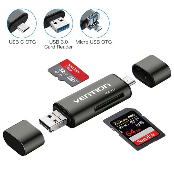 SD Card Reader Vention (Sony Playstation 5) Brand New
