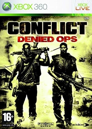 NA Conflict Denied Ops ITA Cover /X360 Xbox R1398z Brand New