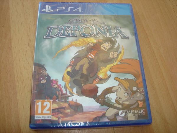 CHAOS ON DEPONIA Sony Playstation 4 PS4 Game Brand New