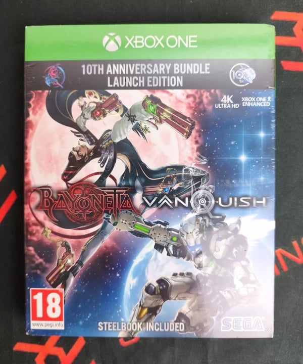 Bayonetta & Vanquish 10th Anniversary Bundle Steelbook Xbox One Video Game Brand New