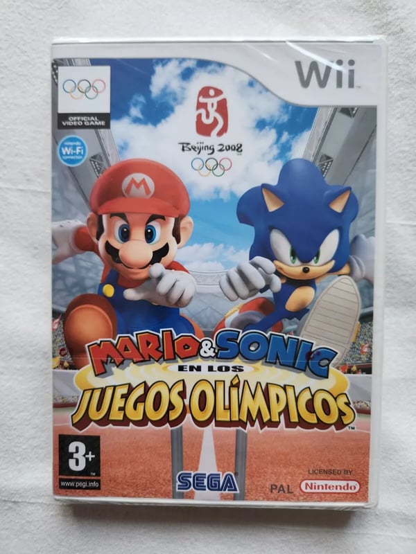 Spa Mario & Sonic At The Olympics 08 Nintendo Wii Brand New
