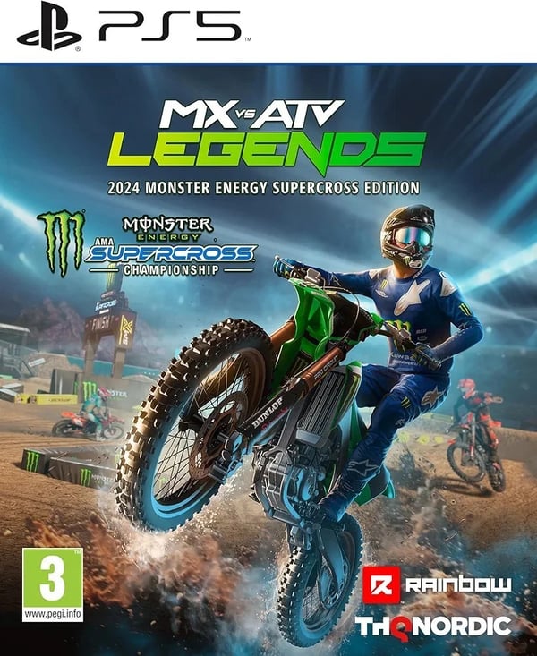 MX vs ATV Legends 2024 Monster Energy Supercross Edition Playstation PS5 Brand New