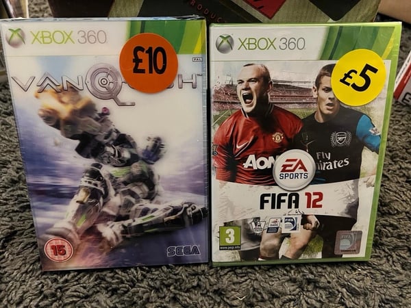 Vanquish & Fifa 12 XBOX 360 Game 2010 SEGA Brand New
