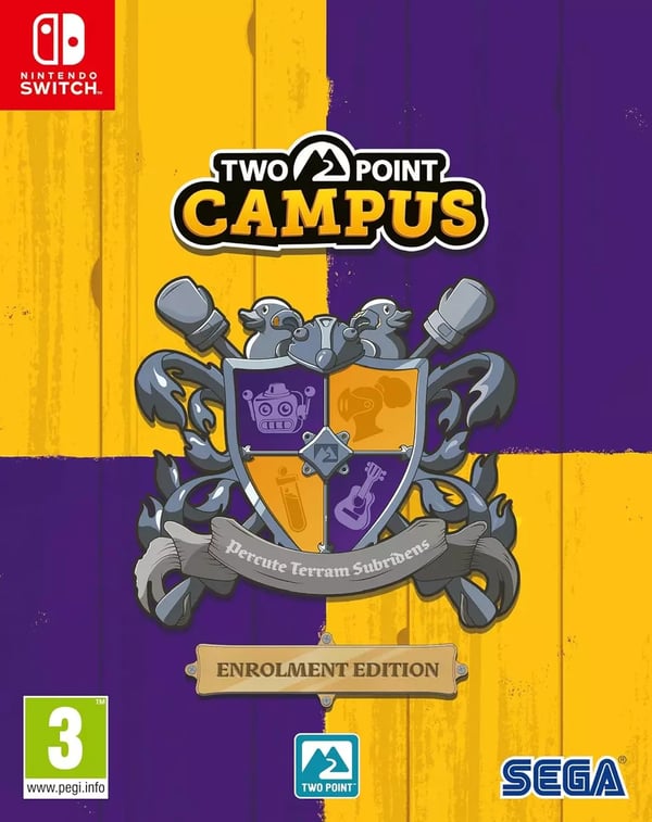 Two Point Campus Enrolment Edition (English/French Box) (Nintendo Switch) Brand New