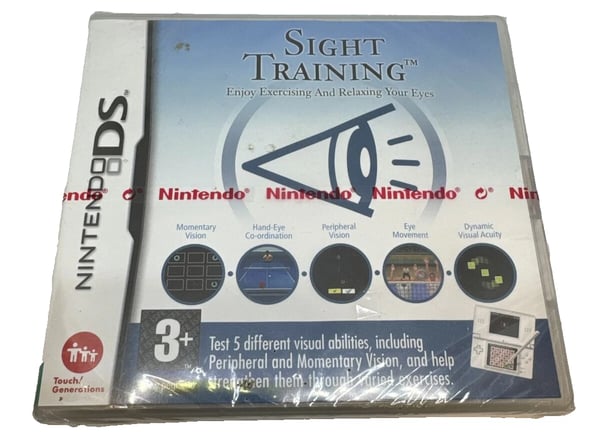 Sight Training Enjoy Exercising And Relaxing Your Eyes Nintendo DS Brand New