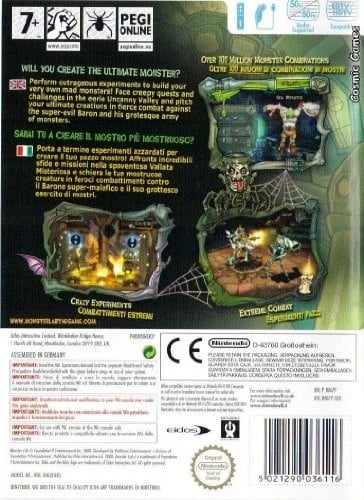 NA Monster Lab /Wii DELETED TITLE Wii R1398z Brand New