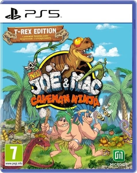 Joe Mac Caveman Joe Mac Caveman Ninja TRex Edition / R1398z Brand New