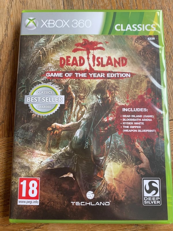 Dead Island Game of The Year Edition Classics Xbox 360 Microsoft Brand New