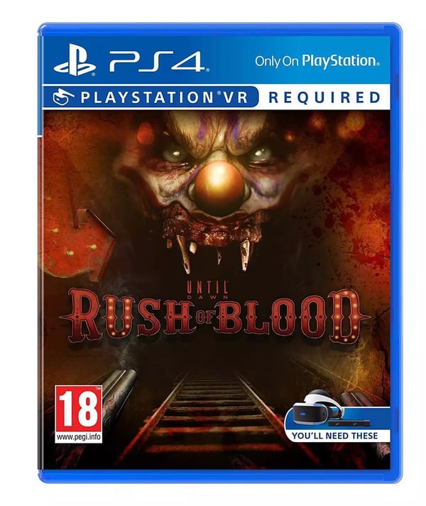 Until Dawn Rush of Blood (PSVR) For PS4 Brand New Until Dawn Rush of Blood (PSVR) For PS4 Brand New