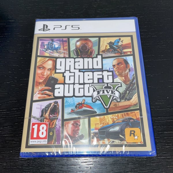 PS5 GTA 5 GRAND THEFT AUTO V Brand New