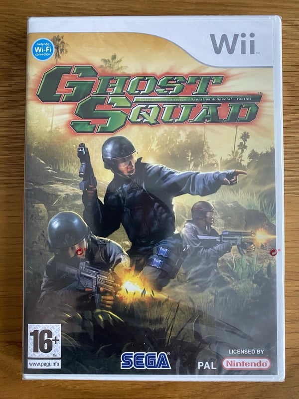GHOST SQUAD NINTENDO WII GAME VERSION PEGI 16 Brand New