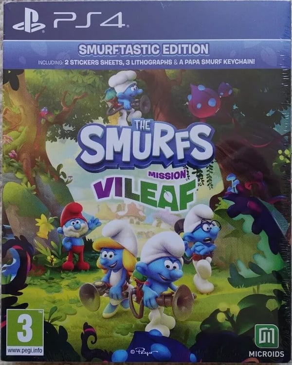 The Smurfs Mission ViLeaf Smurftastic Edition For PS4 Brand New