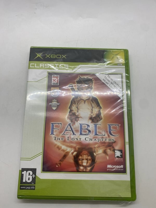 FABLE THE LOST CHAPTERS Microsoft XBOX Video Game Original Retro Gaming Brand New