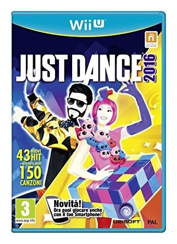 NA Just Dance 2016 Italian Box /WiiU WiiU R1398z Brand New