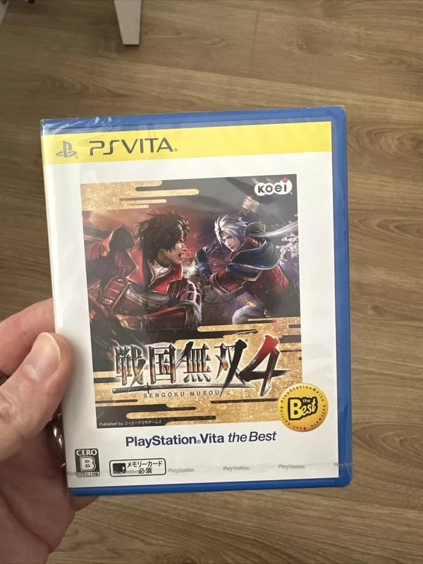 Sengoku Musou 4 PlayStation Vita The Best PS Vita Japan Samurai Warriors Brand New