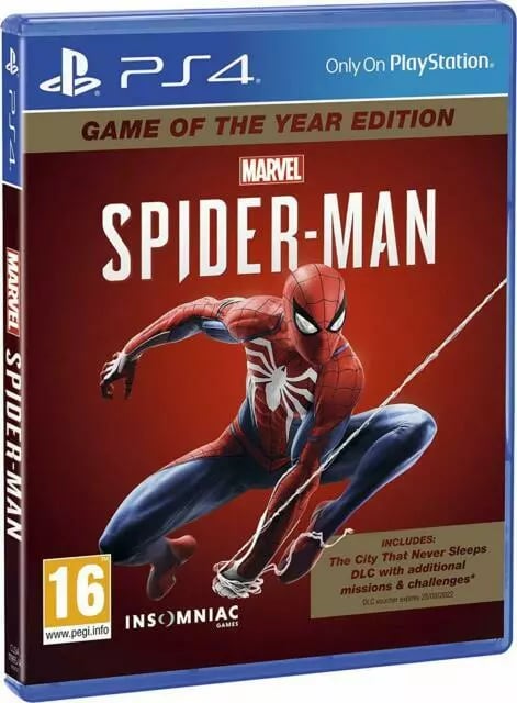 Marvel's SpiderMan: Game of the Year Edition Sony PlayStaion 4 PS4 Brand New
