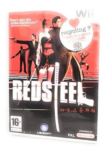 NA Red Steel Wii WII R59z Brand New