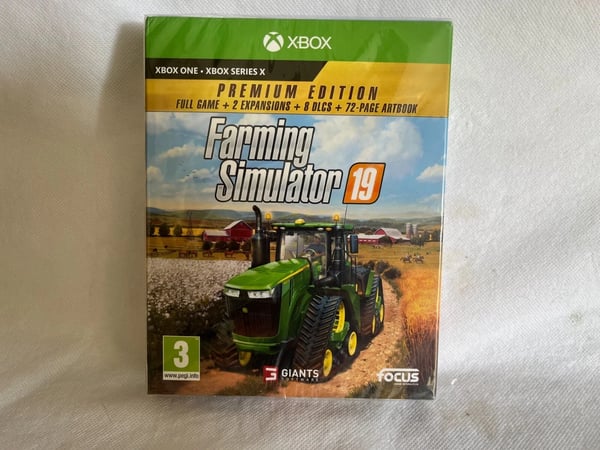 Farming Simulator 19 Premium Edition PC DVD + 72 pg Art Book Platinum PAL Brand New