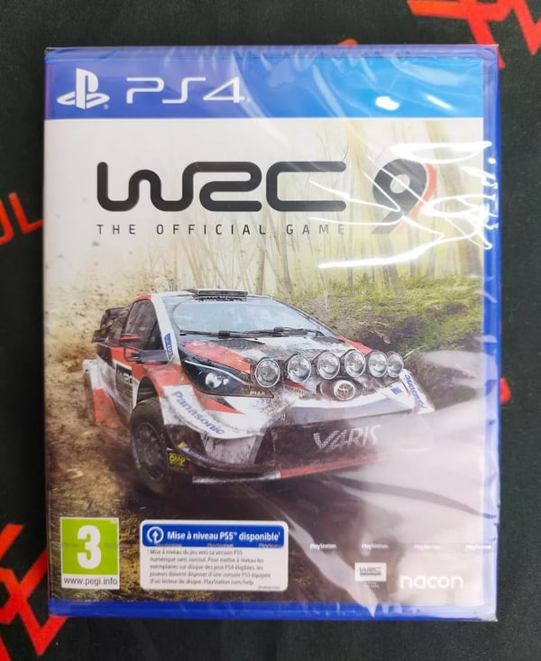 WRC 9 PS4 PlayStation 4 Racing Rally Video Game French Cover Brand New